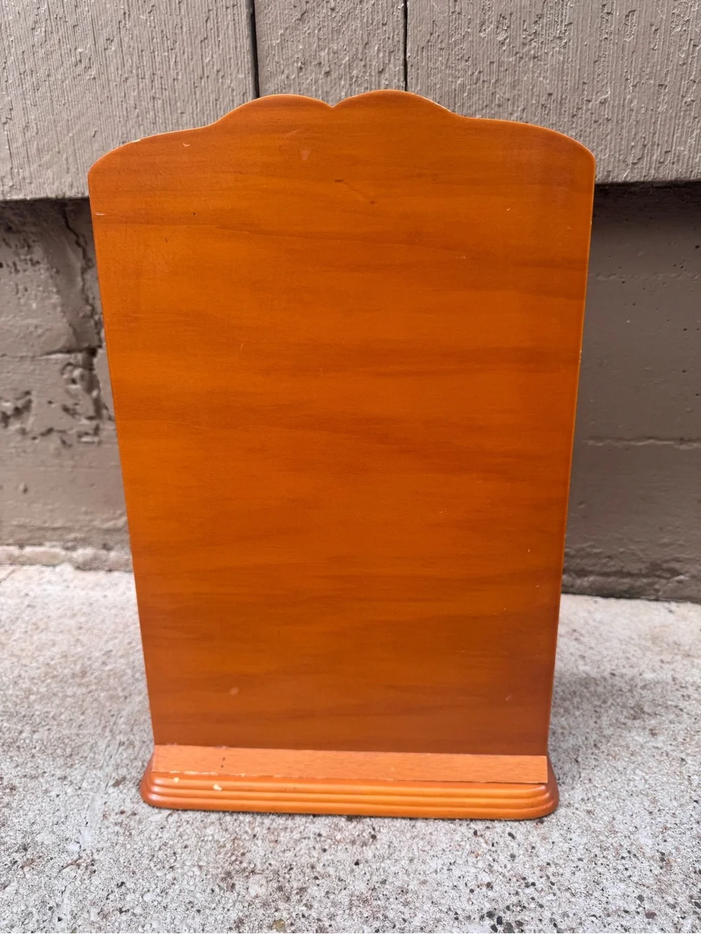 Wood Trinket Shelf with Heart